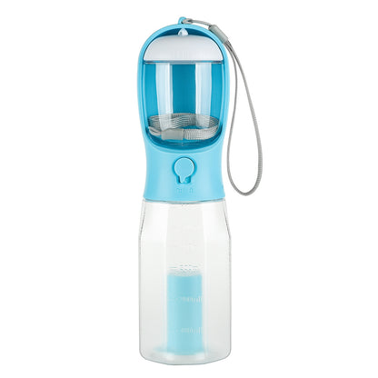 3-in-1 Portable Pet Water Bottle & Feeder