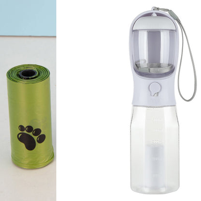 3-in-1 Portable Pet Water Bottle & Feeder