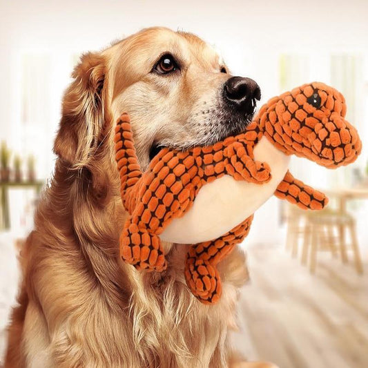 Interactive Dinosaur Chew Toy for Dogs