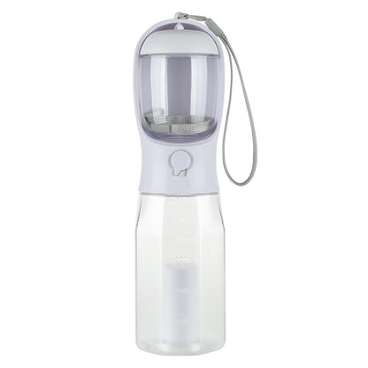 3-in-1 Portable Pet Water Bottle & Feeder