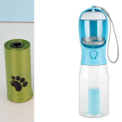 3-in-1 Portable Pet Water Bottle & Feeder