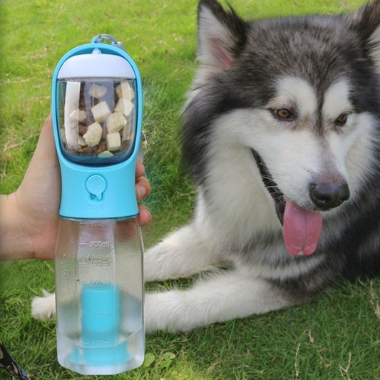 3-in-1 Portable Pet Water Bottle & Feeder